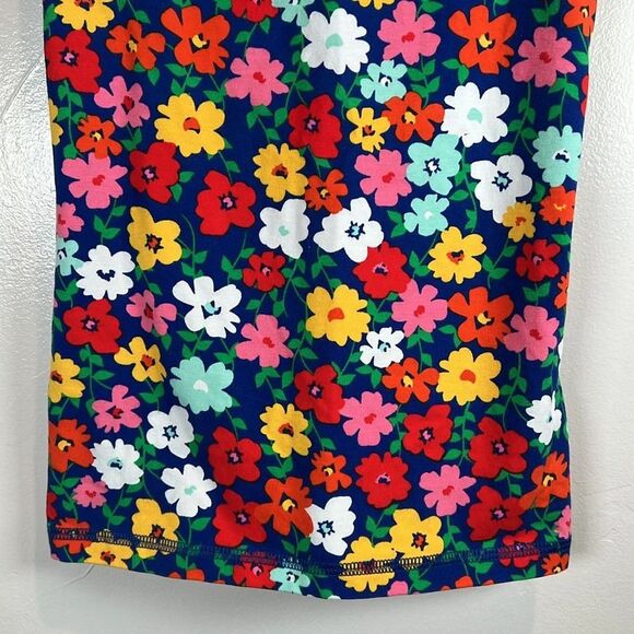 Hanna Andersson Floral Striped Racerback Shirt Size 10 - Picture 3 of 15